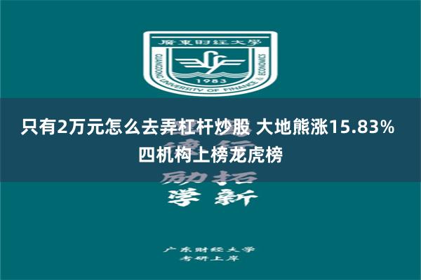 只有2万元怎么去弄杠杆炒股 大地熊涨15.83% 四机构上榜龙虎榜
