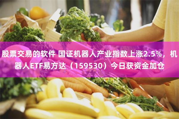股票交易的软件 国证机器人产业指数上涨2.5%，机器人ETF易方达（159530）今日获资金加仓