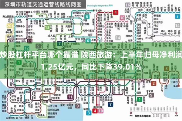 炒股杠杆平台哪个靠谱 陕西旅游：上半年归母净利润1.25亿元，同比下降39.01%
