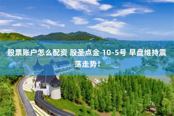 股票账户怎么配资 股圣点金 10-5号 早盘维持震荡走势！
